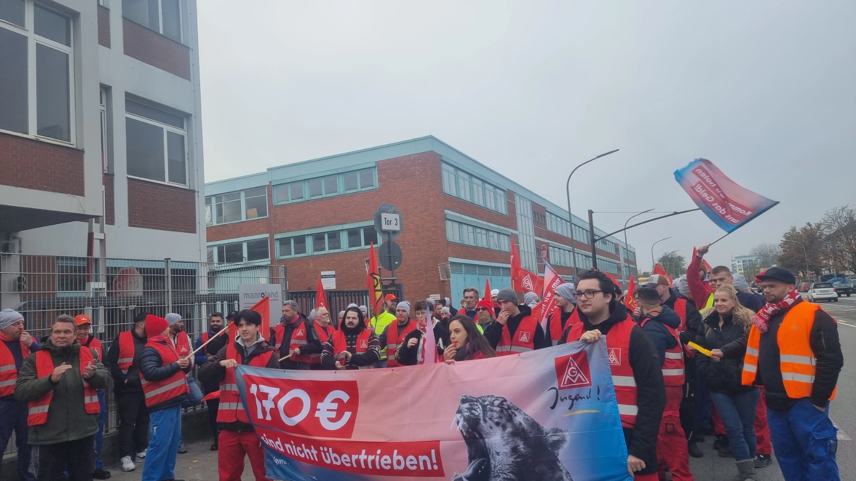 2024-11-05 Warnstreik manroland