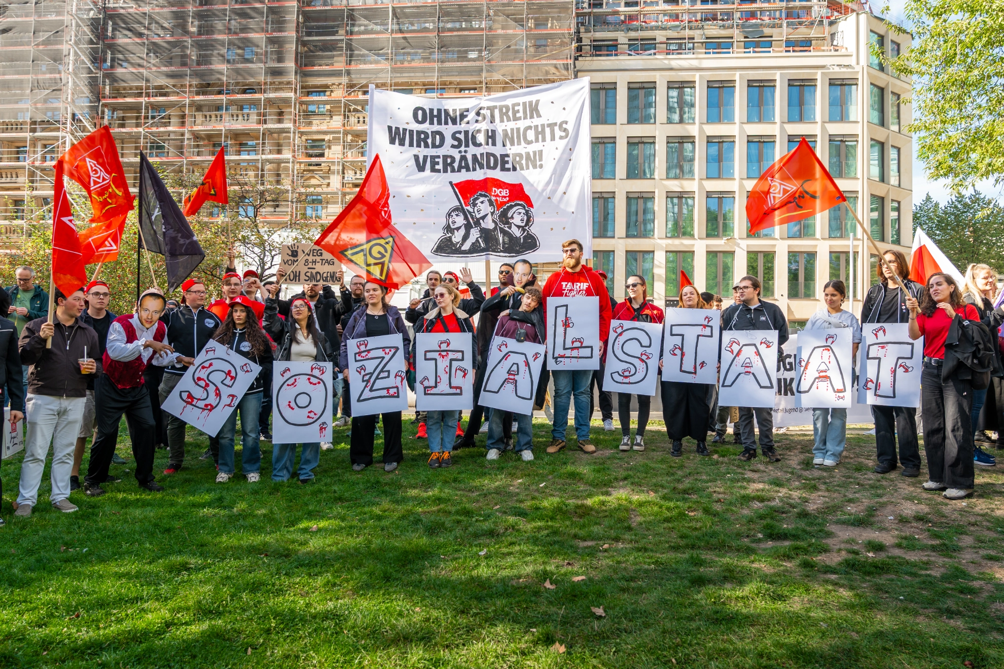 Aktionstag Sozialstaat in Frankfurt