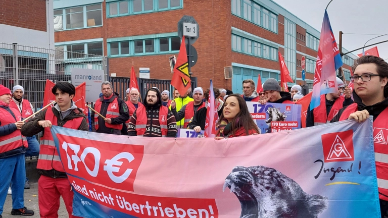 2024-11-05 Warnstreik manroland
